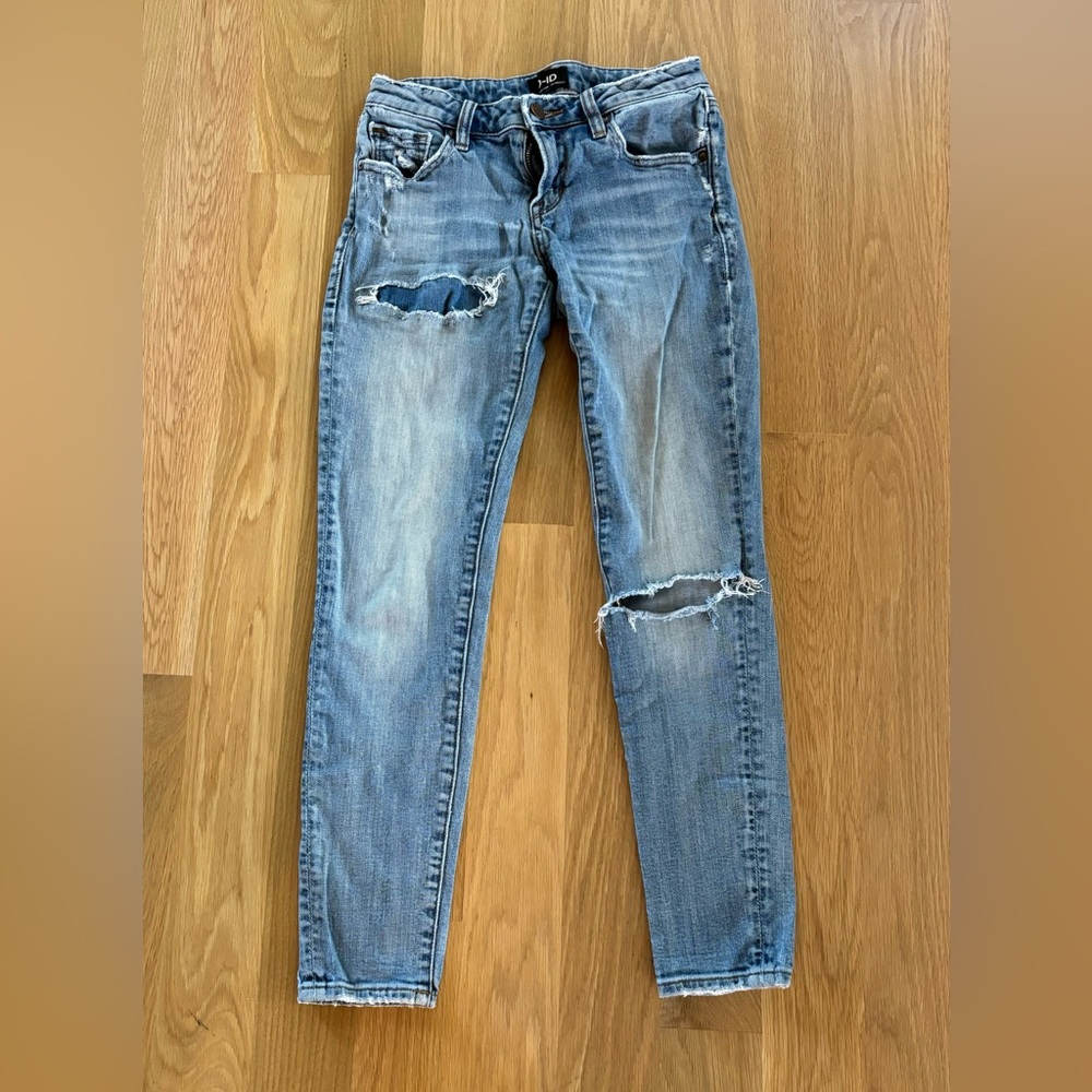D-ID distressed skinny jeans Size 26